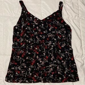 Chico's Reversible Camisole | Floral Pattern or Polka Dots